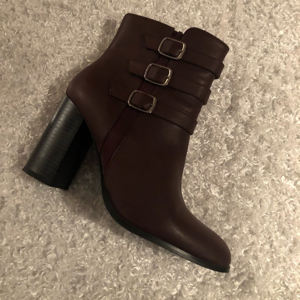 Maroon Booties